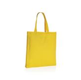 Impact AWARE™ Recycled cotton tote w/bottom 145g, yellow