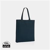 Impact AWARE™ Recycled cotton tote w/bottom 145g, navy