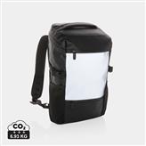 PU 15.6" laptop rygsæk, nem adgang, høj synlighed, sort