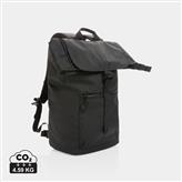 Impact AWARE™ RPET water resistant 15.6" laptop backpack, black