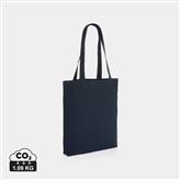 Impact AWARE™ recycled canvas tas 285gsm ongeverfd, donkerblauw
