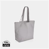 Impact Aware™ 240g/m² rcCanvas Shopper + Tasche, ungefärbt, grau