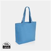 Sac shopping en toile recyclée 240g/m² Impact Aware™, tranquil blue