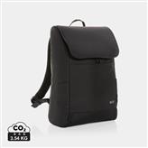 Swiss Peak Fern AWARE™ RPET all over zipper 15.6" backpack, black