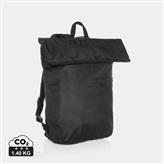Dillon AWARE™ RPET lightweight foldable backpack, black