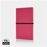 Deluxe softcover A5 notebook, pink