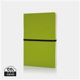 Deluxe softcover A5 notebook, green