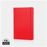 Classic hardcover notebook A5, red