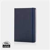 Basic hardcover notesbog A5, marine blå