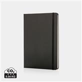Basic sketchbook A5, blank, svart