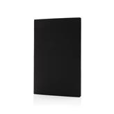 Softcover PU notebook with coloured edge, blue
