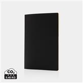 Softcover PU notebook with coloured edge, white