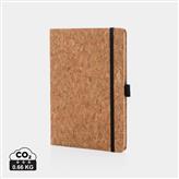 Kork hardcover notesbog A5, brun