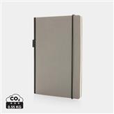 A5 deluxe kraft hardcover notebook, grey