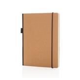 A5 FSC® lyxig hardcover anteckningsbok, brun