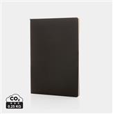 A5 standard notatbok med mykt omslag, svart