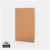 A5 standard notatbok med mykt omslag, brun