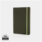 GRS-zertifiziertes rPET-A5-Notizbuch, grün