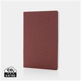 Cuaderno de papel kraft de lujo Salton A5, rojo cereza
