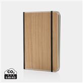 Treeline A5 wooden cover deluxe notebook, brown