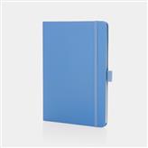 Sam A5 RCS certificeret klassisk notesbog i bonded læder, sky blue