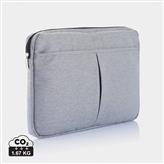 PVC vrije laptop hoes 15”, grijs