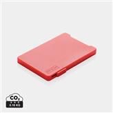 Multiple cardholder with RFID anti-skimming, red