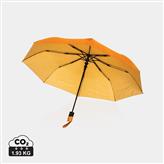 21" Impact AWARE™ 190T mini automatisk paraply, sundial orange