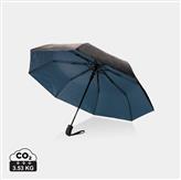 Mini paraguas 21" de 190T RPET bicolor Impact AWARE ™, azul