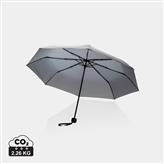 Mini paraguas 20.5" RPET 190T Impact AWARE ™, antracita