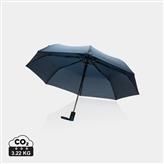 Mini paraguas automático RPET 190T Impact AWARE ™, azul marino
