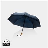21" Impact AWARE™ RPET 190T bambus, auto åben/luk paraply, marine blå