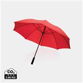 30" Impact AWARE™ RPET 190T stormsäkert paraply, röd