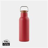 Bottiglia termica VINGA Ciro in rAcciaio RCS 580ml, rosso ciliegio