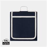 VINGA Volonne AWARE™ recycled canvas picnic blanket, navy