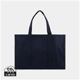 VINGA Hilo AWARE™ recycled canvas maxi tote bag, navy