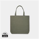 VINGA Hilo AWARE™ recycled canvas tote bag, green