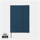 VINGA Baltimore GRS-zertifiziertes Papier & PU-Notizbuch, navy blau