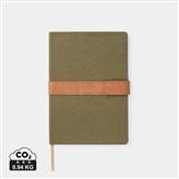 VINGA Bosler notesbog  i RCS genanvendt canvas, grøn