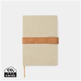 VINGA Bosler RCS recycled canvas note book, greige