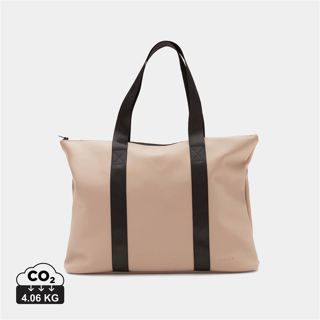 VINGA Baltimore tote bag, Greige | XD Connects