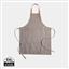 Deluxe canvas chef apron, grey