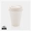 Reusable double wall coffee cup 300ml, white
