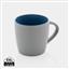 Ceramic mug with coloured inner 300ml, blue
