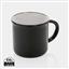 Vintage ceramic mug 280ml, black