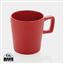 Ceramic modern coffee mug 300ml, red