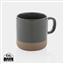 Glazed ceramic mug 360ml, grey