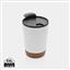GRS RPP stainless steel cork coffee tumbler, white