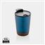 GRS RPP stainless steel cork coffee tumbler, blue