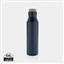 Gaia RCS certified recycled stainless steel vacuum bottle, blue